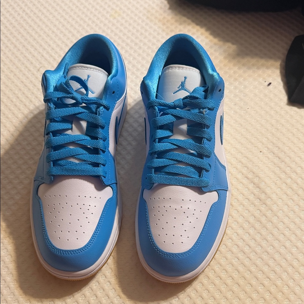 Jordan Men’s Athletic Shoes in White and Blue